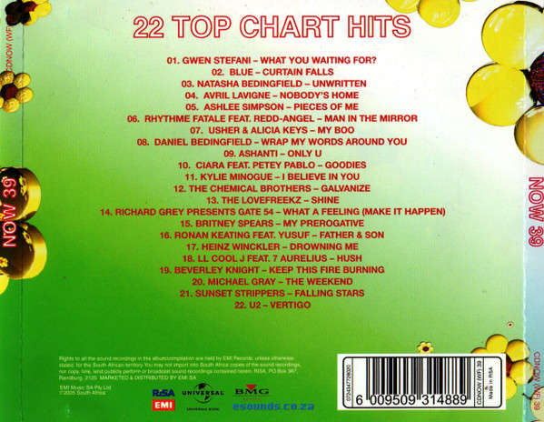 Various - NOW That's What I Call Music! 39 (CD, Comp)