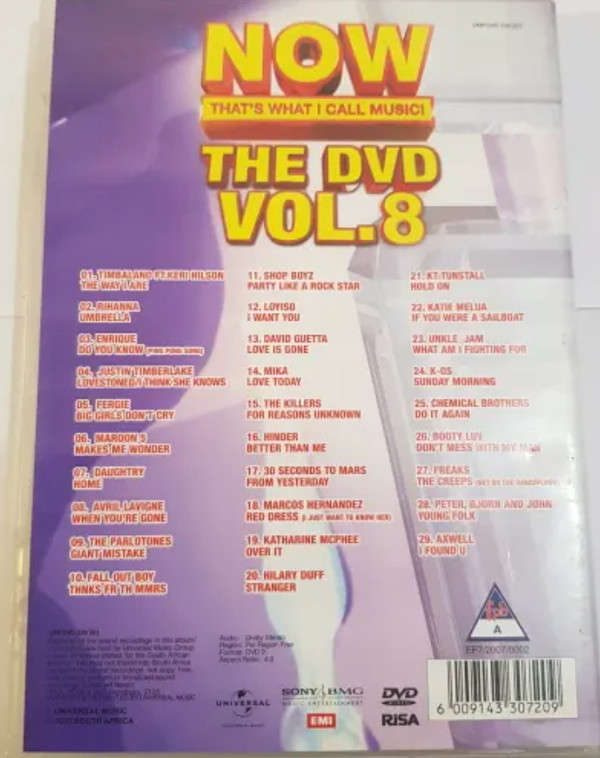 Various - NOW That's What I Call Music! The DVD Vol.08 (DVD-V, Comp)