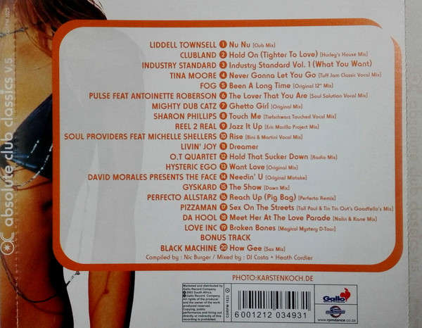 Various - Absolute Club Classics V.5 (CD, Comp, Mixed)