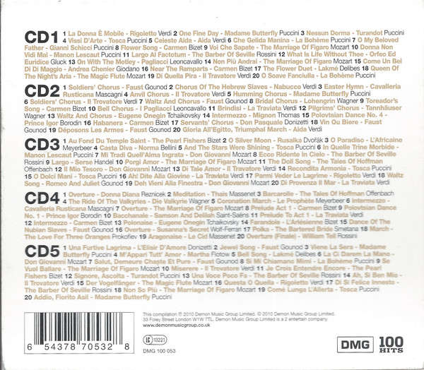 100 Hits - Opera - 5 CD set