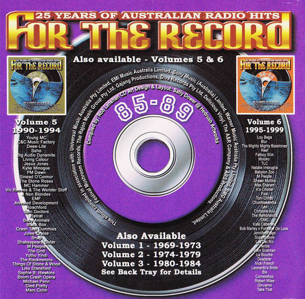 Various - For The Record Volume 4 25 Years Of Australian Radio Hits 85-89 (2xCD, Comp)