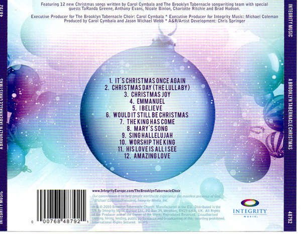 The Brooklyn Tabernacle Choir - A Brooklyn Tabernacle Christmas (CD, Album)