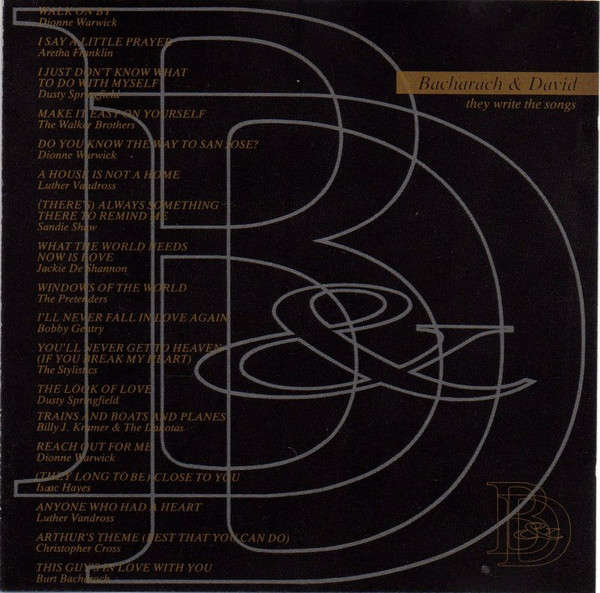 Various - Bacharach & David They Write The Songs (CD, Comp)
