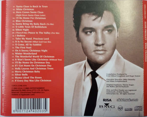 Elvis Presley - White Christmas (CD, Comp, RE, RM)