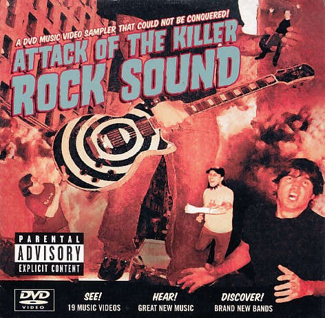 Various - Attack Of The Killer Rock Sound (DVD-V, Comp, Smplr)