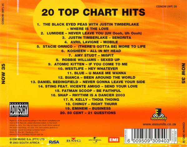 Various - NOW That's What I Call Music! 35 (CD, Comp)