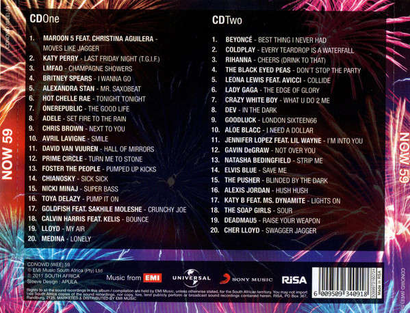 Various - NOW That's What I Call Music! 59 (2xCD, Comp)