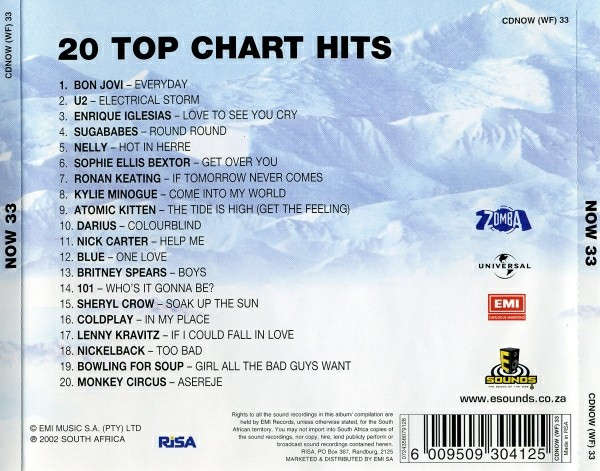 Various - NOW That's What I Call Music! 33 (CD, Comp)