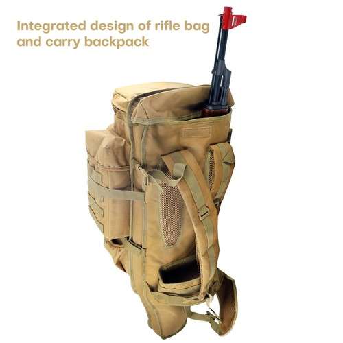 70L Military Outdoor Sports Hiking Camping Hunting Travel Tactical Rifle Backpack