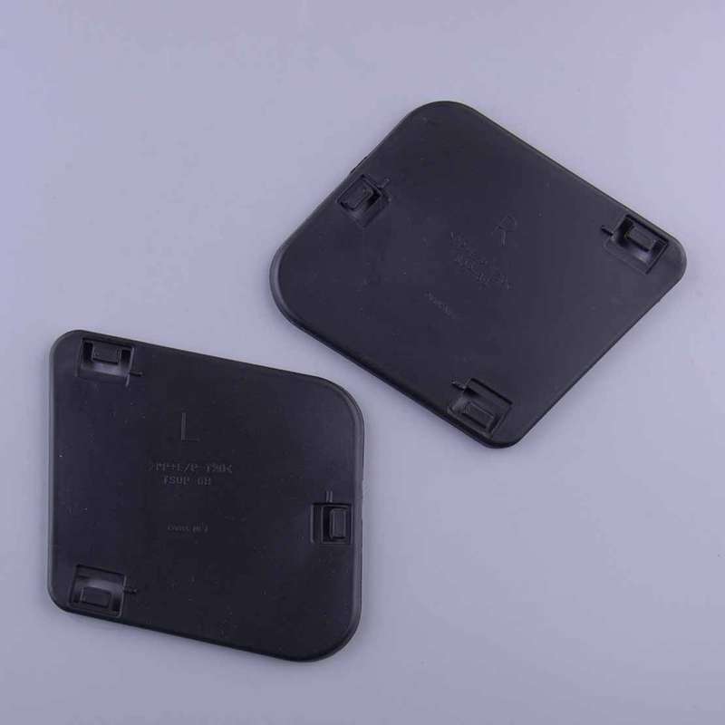 Black Front Bumper Fog Lamp Trim Cover Fit For Toyota Prado FJ/LC120 2003-09