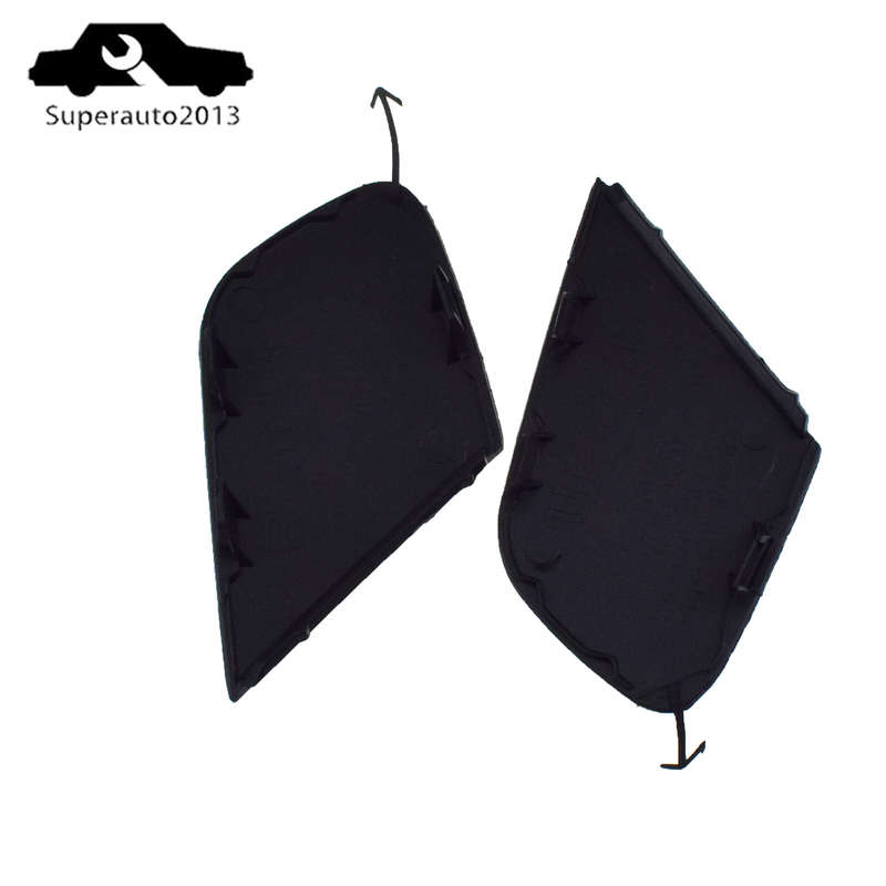 Pair Left Right Side Front Bumper Tow Hook Eye Cover For Lexus CT200h 2014-2017