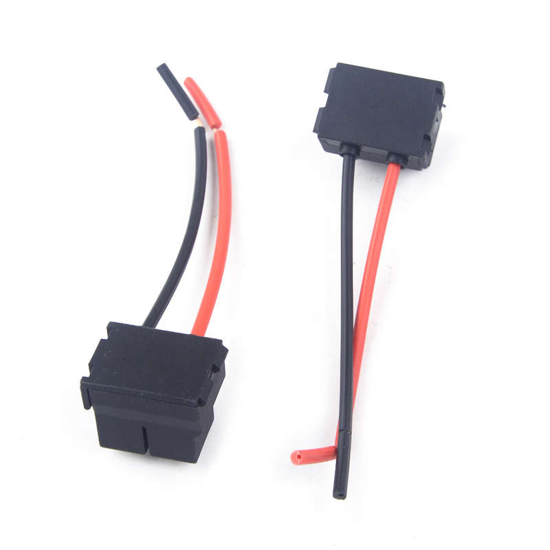 2X H7 Female Headlight Fog Bulb Ceramic Socket Plug Connector Wiring Harness