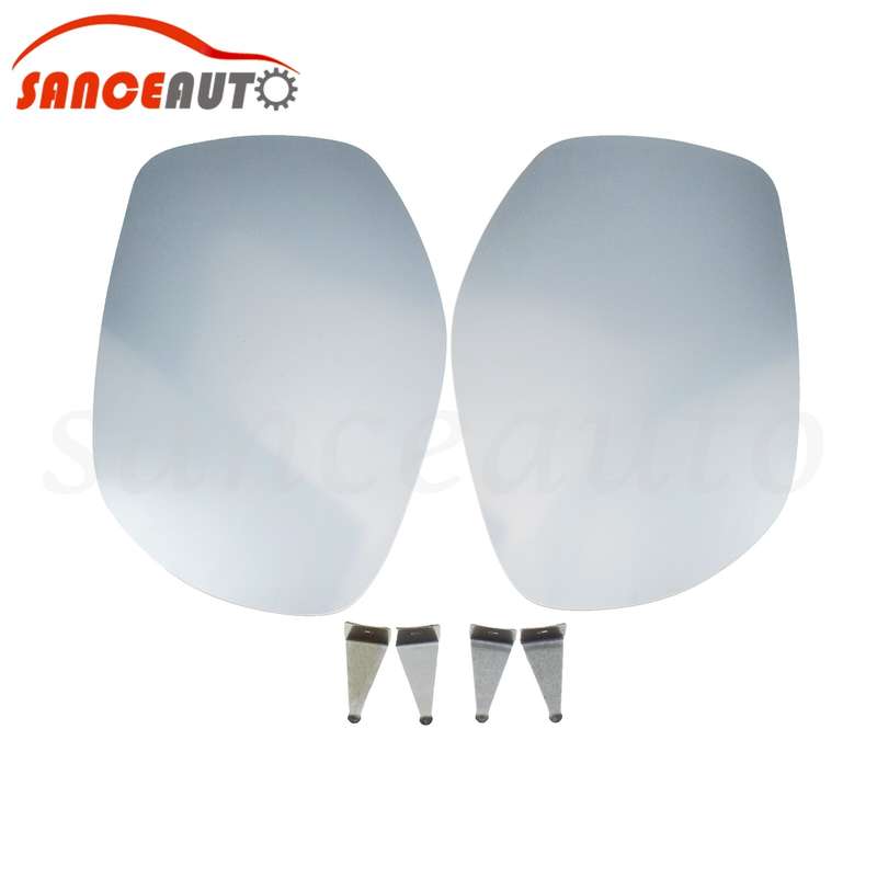 Left Right Mirror Glass W/ Plate Heated 2pcs for PORSCHE Cayenne 957 2008-2010