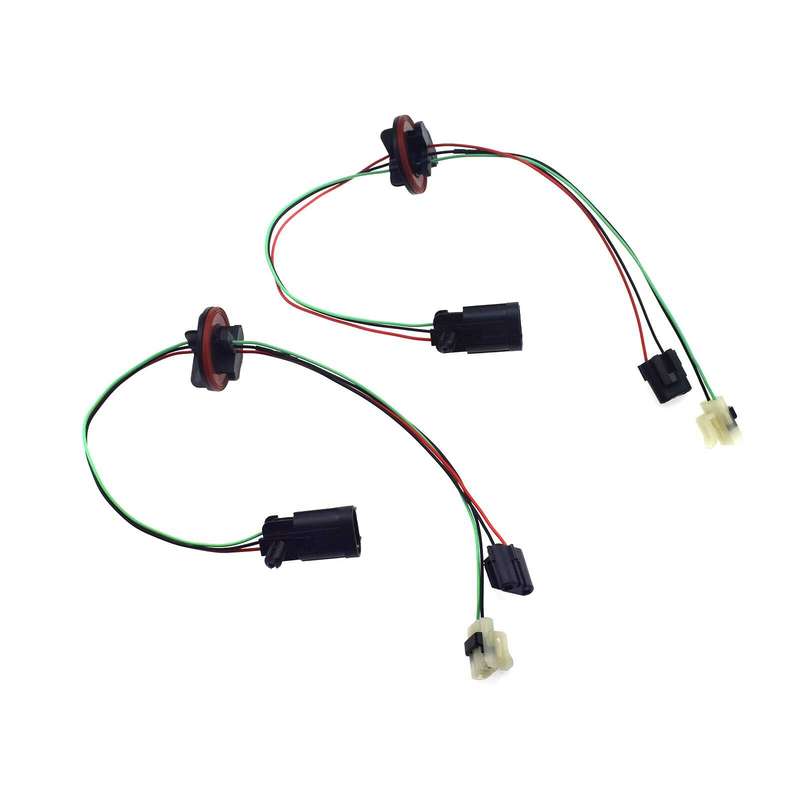 2pcs Headlight Lamp Wiring Harness 09-17 Fit Dodge Ram 1500 2500 Quad Halogen