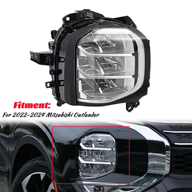 For 22-24 Mitsubishi Outlander 23-24 PHEV Right LED Headlight Headlamp Assembly