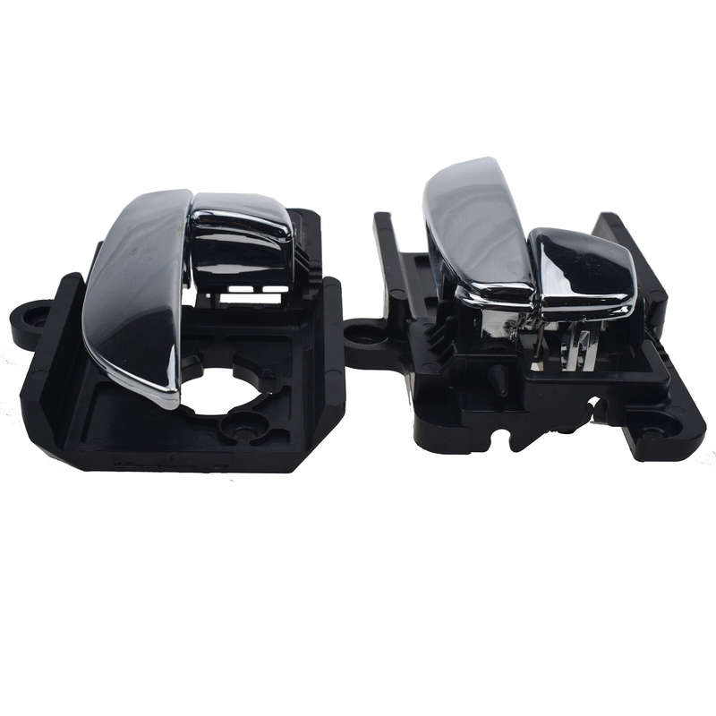 2pcs Left Right Interior Door Handle For 2007-2010 Hyundai Elantra Sedan Chrome