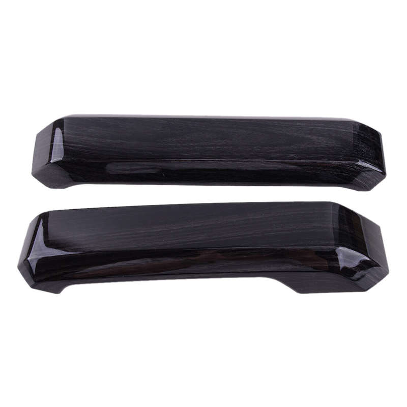 Black Wood Interior Door Handle Cover Trim 4pcs/Set Fit For Ford F150 15-2019