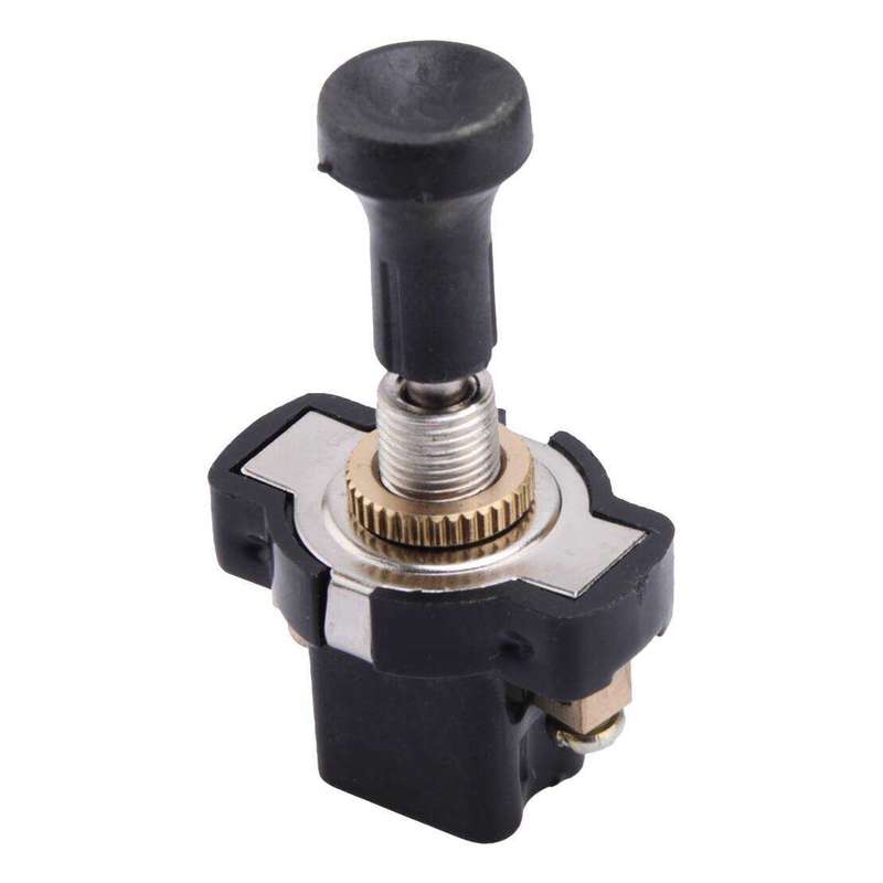 2x DC 12V 8mm Thread Mount Electrical Auto Car ON-OFF Push-Pull Switch A6