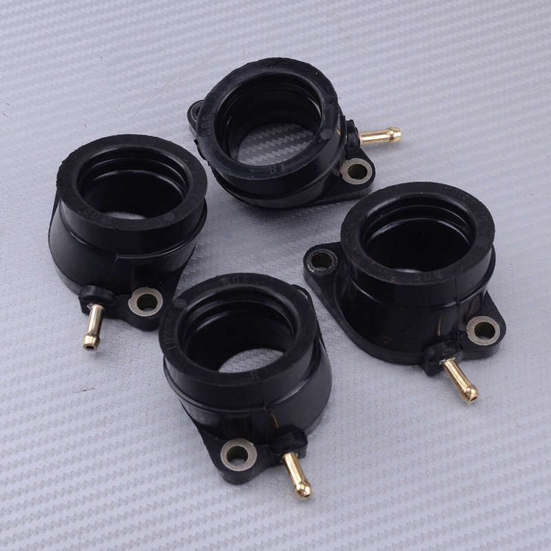 4x Carburetor Carb Inlet Rubber to Head fit for Yamaha FZS600 Fazer 5DM-13586-01