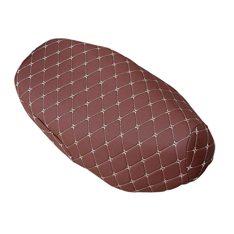 Motorcycle Anti-Slip PU Leather Seat Pad Cover Cushion Saddle Use