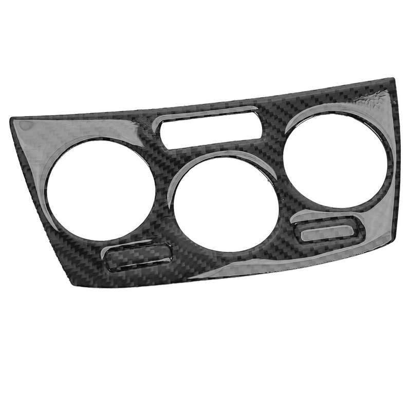 Carbon Fiber Console AC Panel Cover Trim Fit For Subaru Impreza 2009-2011
