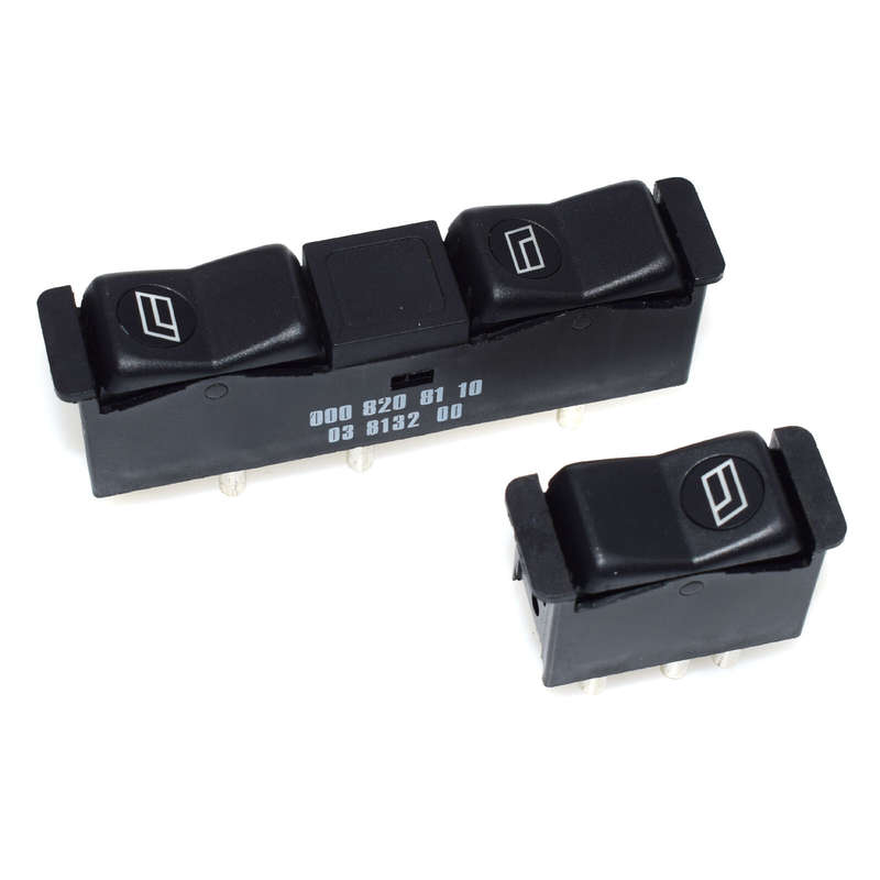 2PCS Front Right & W/Rear Power Window Switches For Mercedes-Benz 190E 190D New