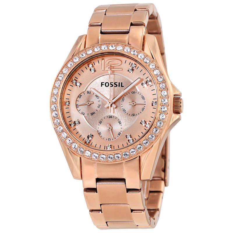 Fossil Riley Rose Gold Women's Watch ES2811