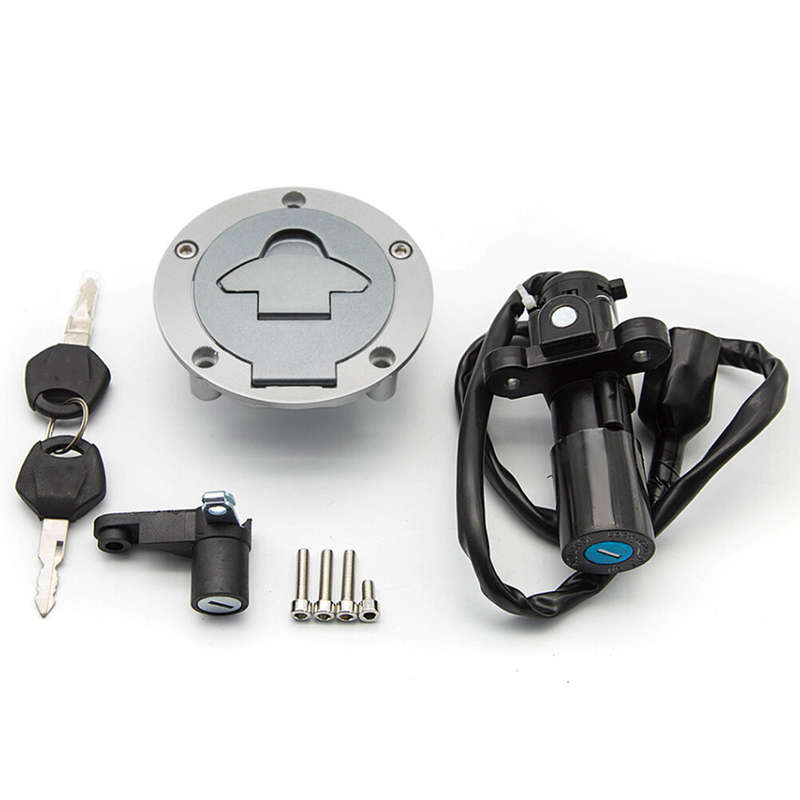Ignition Switch Fuel Gas Cap Seat Lock Key Set For Yamaha YZF-R25/R3 2015-2019