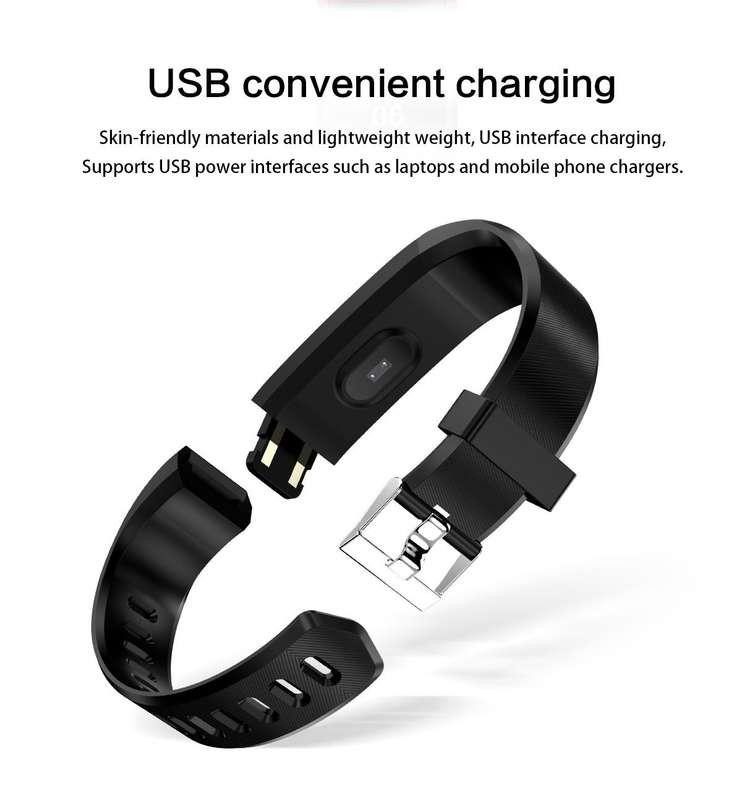 Smart Sports Watch - Activity Sleep Tracker Heart Rate Fitness Pedometer Bracelet Smart Watch