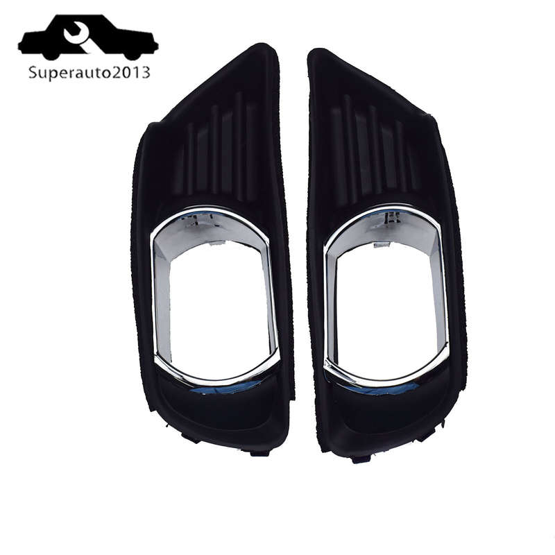 2PCS Front Bumper Fog Light Bezel Cover For Toyota Camry 52128-06040 52127-06040