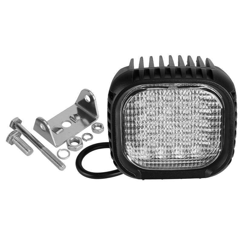 48W Rectangle LED Flood Beam Working Driving Light For Car Truck Offroads