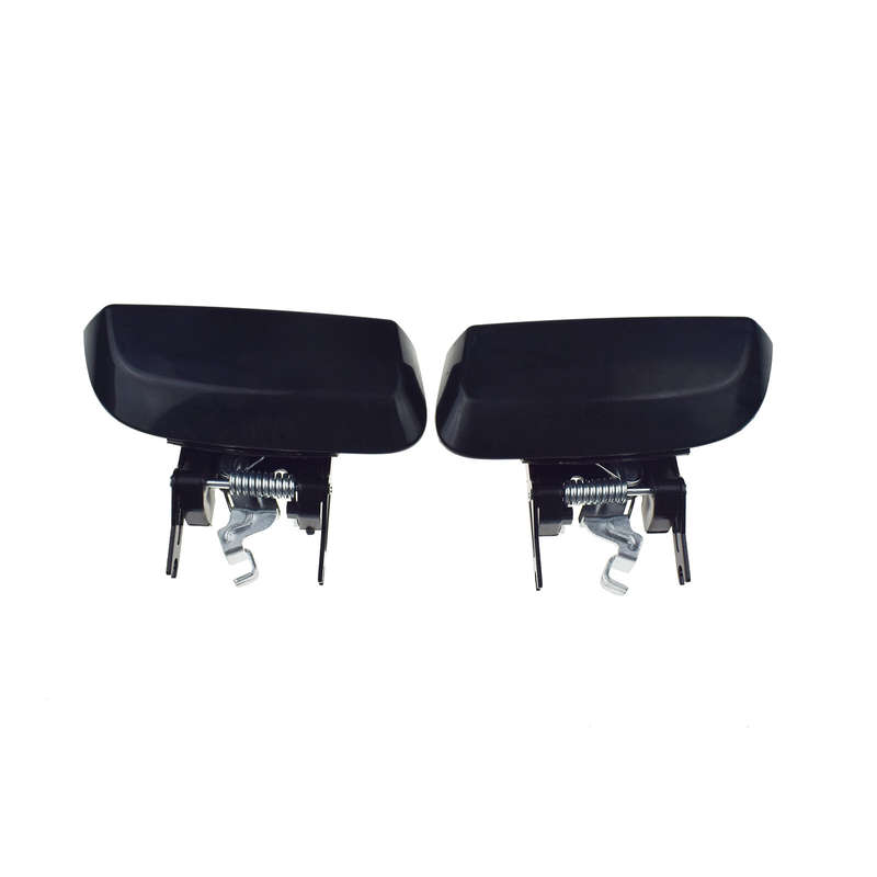 Pair Exterior Door Handle Rear Right & Left Black For 2005-12 Nissan Pathfinder