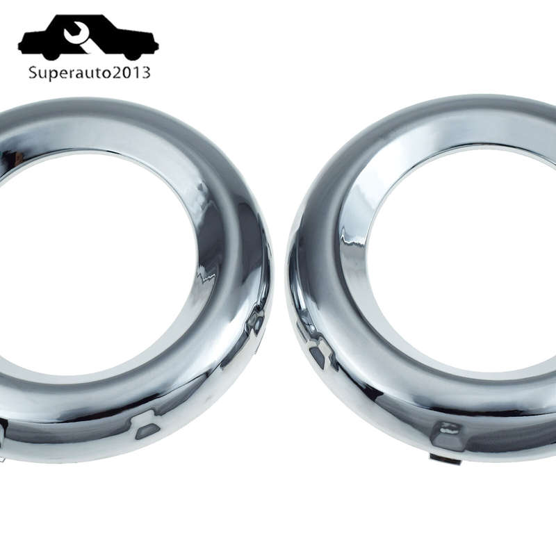 2PCS Left Right Side Fog Lamp Bezel Trim For 2009 2010 2011 2012 Toyota RAV4 New