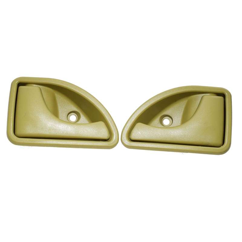 Pair Olive Green For Renault Kangoo Twingo Inside Door Handles Left Right New