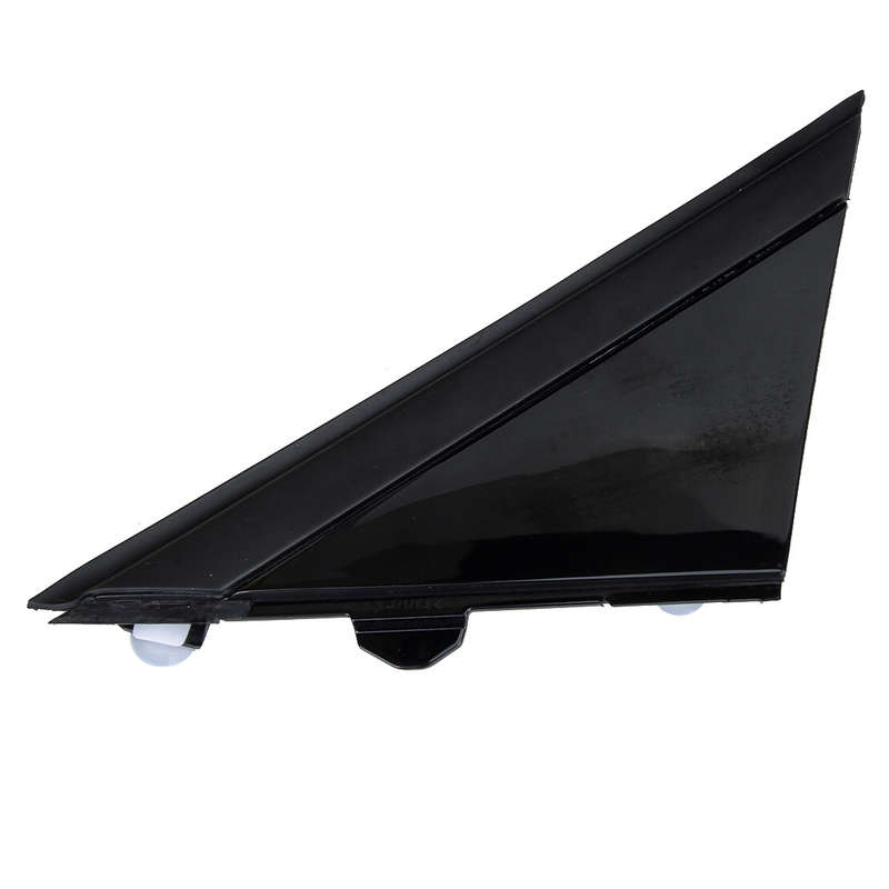 Gloss Black Left Side Rearview Mirror Flag Cover Molding Trim Fit for Fiat 500