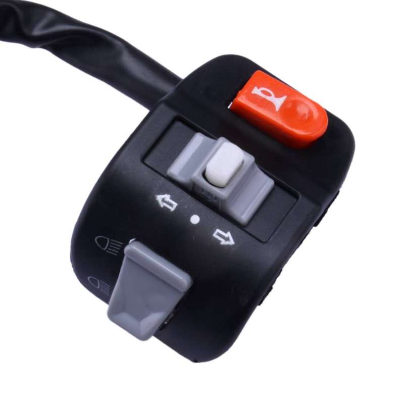 Motorcycle Handlebar Horn Turn Signal Indicator Headlight Controller Switch A3