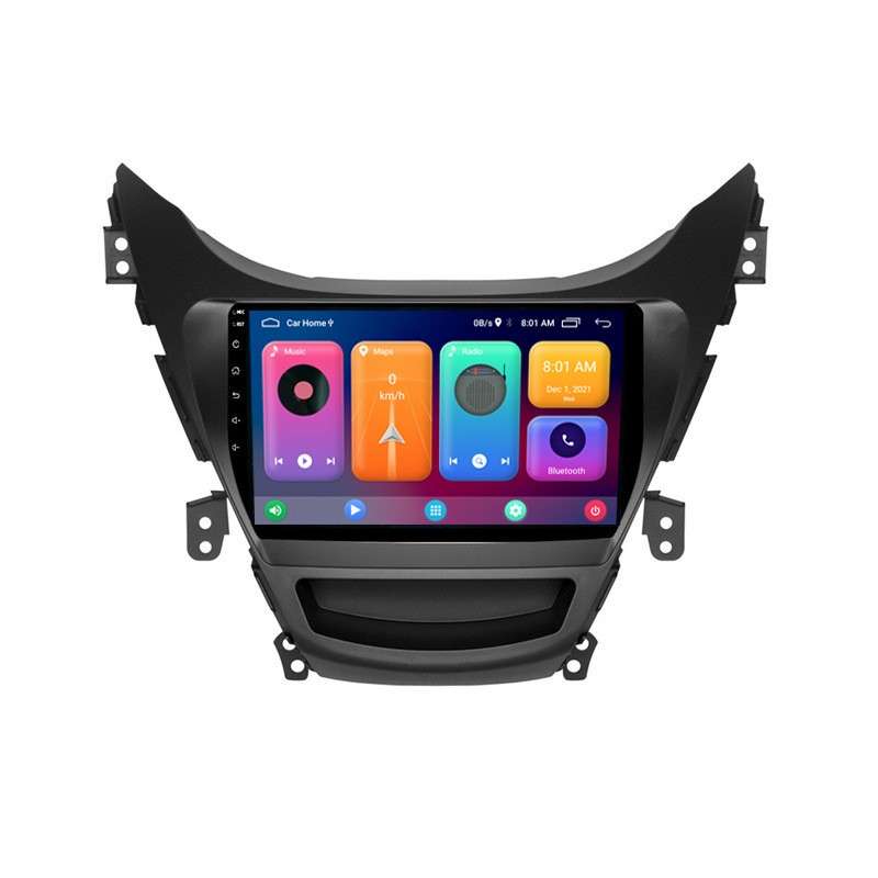 Car Radio Stereo GPS Navigation Player Fit for Hyundai Elantra 11-13 Android 11