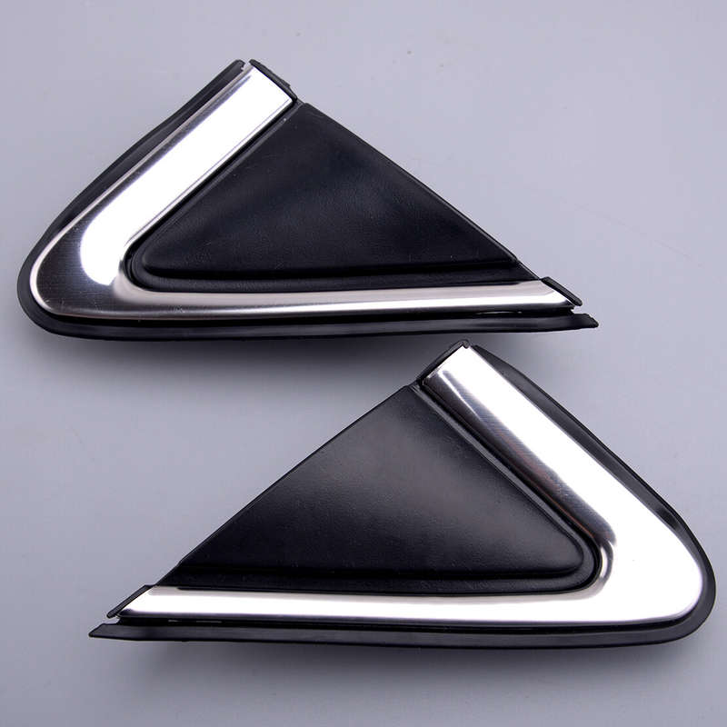 Pair Fit for Nissan Sentra 13-15 Front Mirror Window Triangle Frame Cover Trim