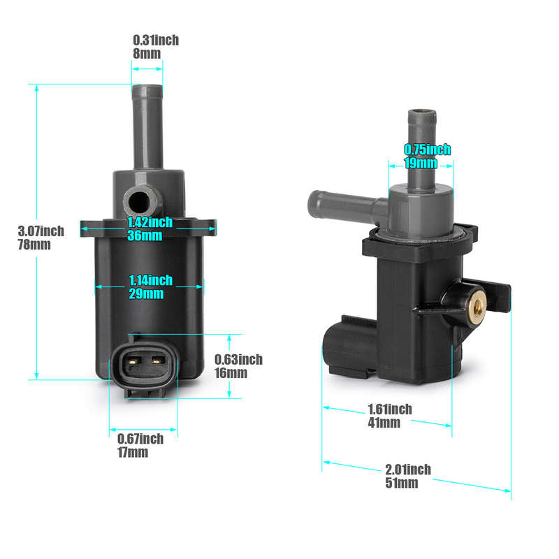 1X Evap Vacuum Vapor Canister Purge Valve Solenoid Fits Toyota Lexus 90910-12259