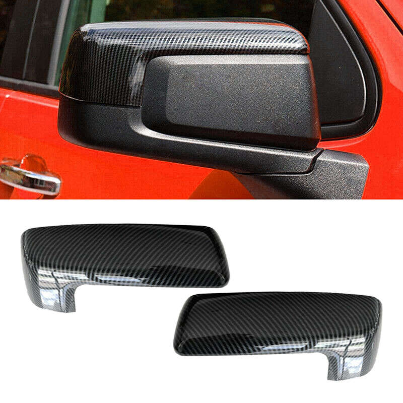 Rearview Side Mirror Cover Fit For Chevrolet Silverado GMC Sierra 1500 2019-2022