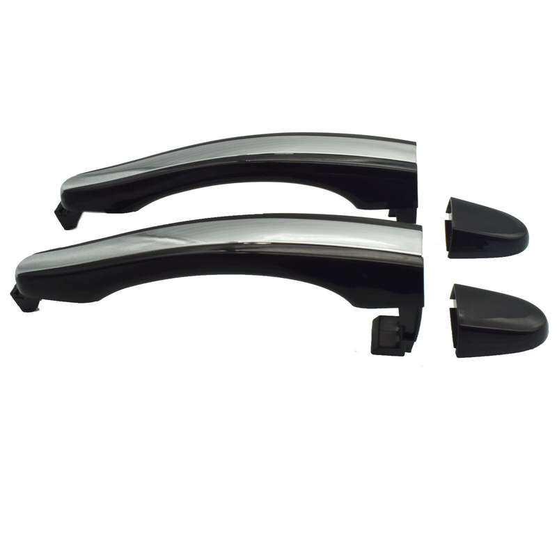 2pcs Exterior Outside Door Handles Rear Left Right For Hyundai Azera 2006-2011