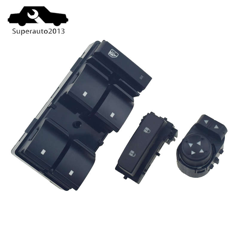 15804094 For 2007-2014 GMC Sierra Chevy Silverado 3X Power Window Control Switch