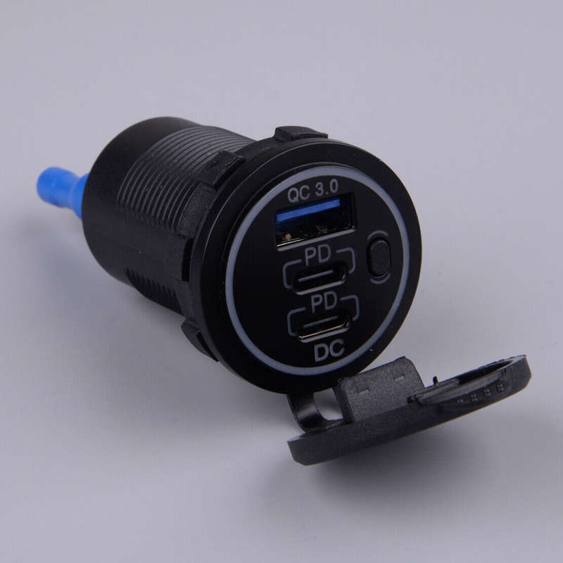 Dual PD Type-C USB Fast Car Charger PD For Apple iPhone 14 13 12 11 Pro Samsung