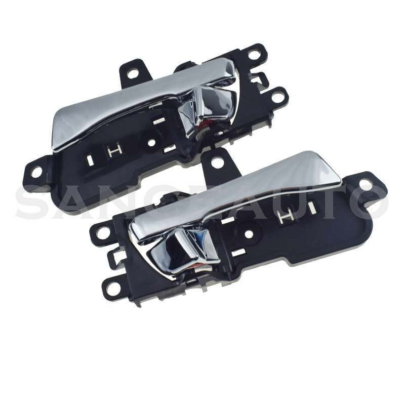 2PC Front Rear Left Right Inside Chrome Door Handle For Hyundai Sonata 2011-2015