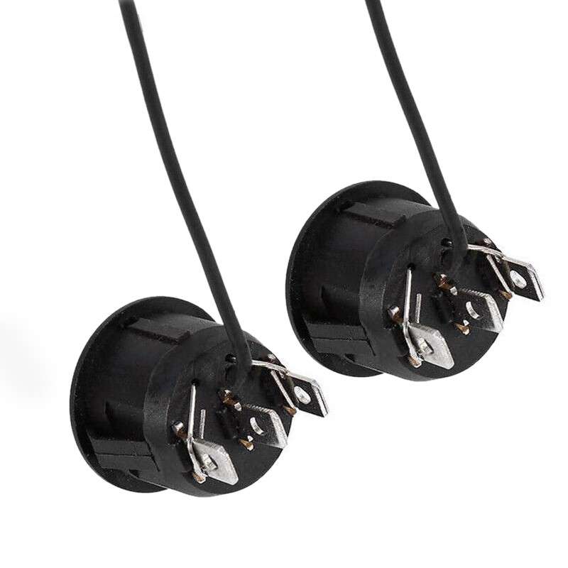 2 pc Car Seat Heater Switch 3 Pin Round Heated Rocker Hi Low On/Off Control New