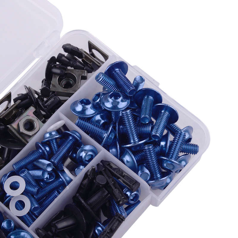 Complete Fairing Bodywork Bolt Screw Clip Kit Fit for Suzuki GSXR600 GSXR750
