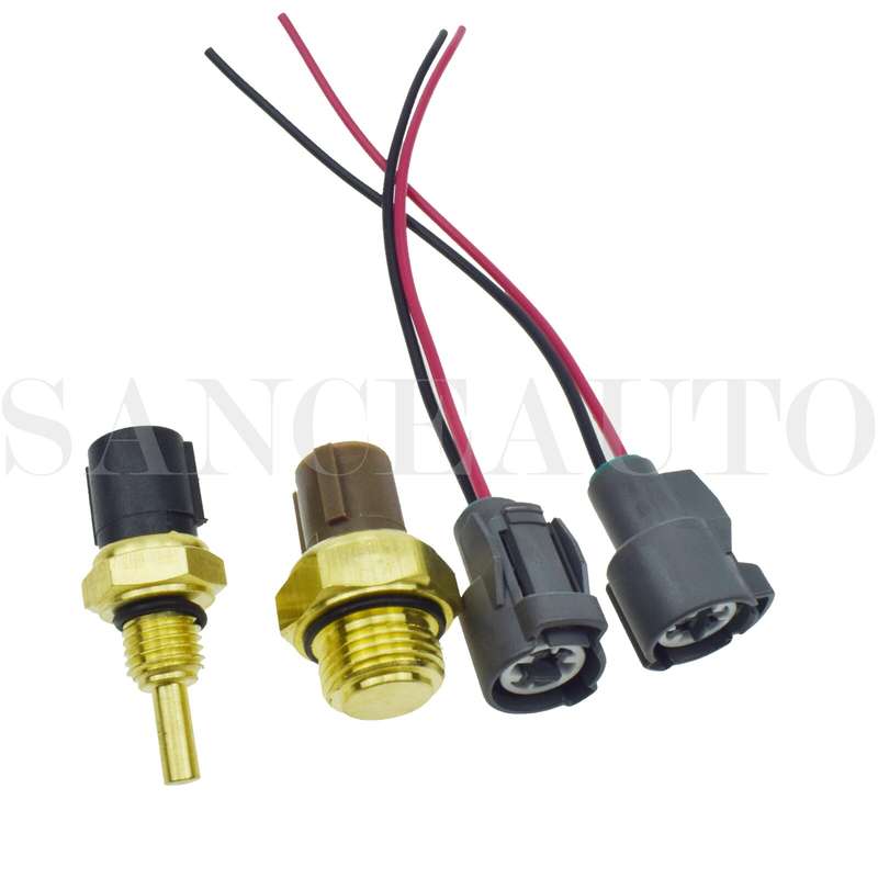Cooling Fan Switch & Coolant Sensor & Connectors For Honda Odyssey Accord Pilot