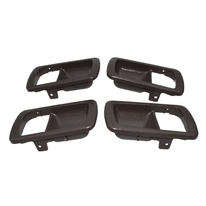 For 92-96 Toyota Camry Inside Brown Door Handle Trim Bezels Left Right Set 4pcs