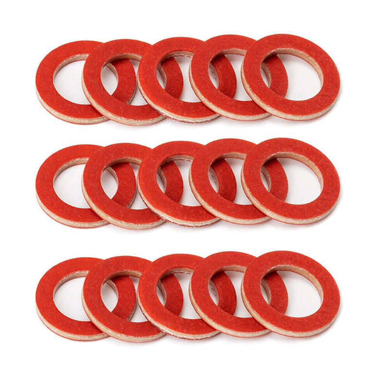 15PCS 90430-08020-00 90430-08003 Lower Unit Drain Plug Gasket Fits Yamaha Red