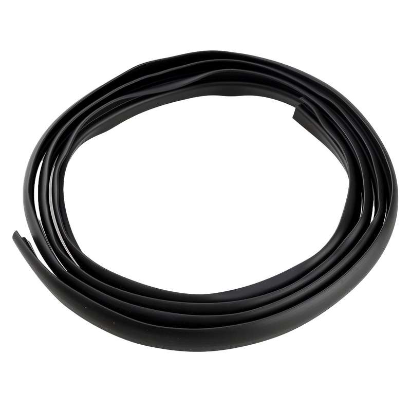 1x Black Front Windshield Seal Strip Rubber Sealed Moulding Trim Universal